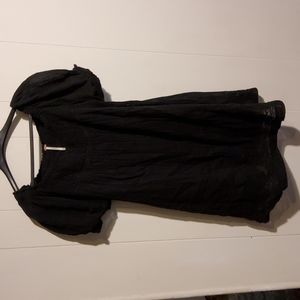 Free People gauzy off the shoulder shirt XS